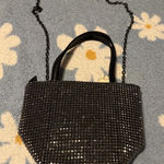 Madison West  Black Crystal Shoulder Bag Photo 0