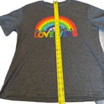 Love Wins Womens Rainbow Pride LGBTQ Tee Shirt Size Large Photo 6