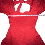 BOG Band of the Free Josette Aurora Red Puff Long Sleeve Mini Dress Size XS New Photo 7