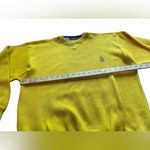 Tommy Hilfiger Vintage Yellow Knit Crewneck Sweater Unisex Size L Photo 13