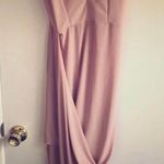 Mystic Blush Pink Sexy Wrap Mini Dress Photo 1