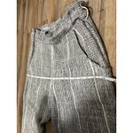 Free People Cotton Blend Light Weight Gray Striped Cropped Pants Size 0 Photo 7
