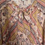 Knox Rose  Floral Pussybow Tie Blouse Boho XS Photo 2