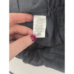 Caslon  Linen Blend Jogger Pants Charcoal Gray Drawstring Waist Size Medium Photo 4