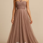 Jenny Yoo Mauve Tulle Gown Sz 6 – Bridesmaid / Formal Photo 0