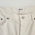 AGOLDE Lana Straight Leg Jeans in Drum Cream Ivory Size 32 Photo 9