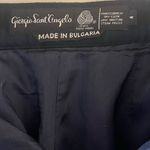 Vintage Giorgio Sant’Angelo Women’s Wool Plaid Trousers Size 4 Made in Bulgaria Blue Photo 5