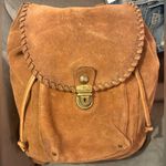 Patricia Nash NWT  Casape drawstring backpack in burnished cognac suede Photo 0