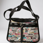LeSportsac Multicolor City Print Crossbody Bag With Adjustable Strap & Multiple Compartments Photo 0