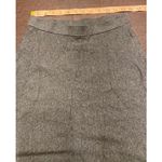 Ann Taylor Gray A-line Cotton Blend Skirt Size XS Office Academia Closet Staple Photo 2