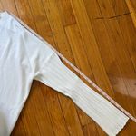 French Connection Women's White Winter Baby Soft Ribbed Sweater Size L Photo 14