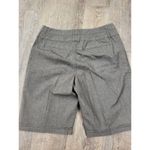 Cato  Brown Women's Bermuda Dress Shorts Size 12 - 11" Inseam Photo 4