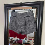 Loft  Tweed Flat‎ Front Shorts Size 0 Gray Photo 1