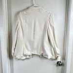Chico’s Ivory Open Front Blazer Women’s Size 2/L Size L Photo 1