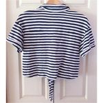 Splendid NWT Striped Tie-Front Crop Top Photo 5