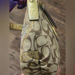 Coach Poppy Tartan Plaid Signature Glam Bag Photo 5