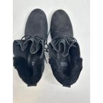 Eileen Fisher  Women's Kenille Shearling Trim Wedge Bootie in Black. 8.5 NWOT Photo 8