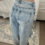 Edikted Ripped Light Wash Blue Jeans Photo 1