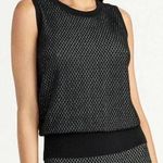 Rachel Roy  Sweater Sleeveless Vest Black and White Blouse Size Medium Photo 0