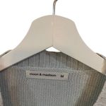 Moon & Madison medium long sleeve cropped sweater crew neck wellness Hampton clu Gray Photo 3