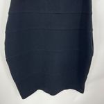 EXPRESS RETRO  XS Black Bandage Dress Mini Bodycon Sleeveless Sweetheart Neck Photo 6