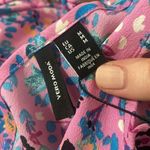 VERO MODA  Lucia Textured Floral Print Top in cyclamen size M Photo 11