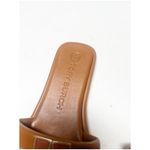 Tory Burch Double T Sport Slides Size 8.5 In Bourbon Miele/ Gold With Dustbag Photo 3