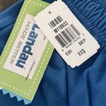 Landau Essentials Scrub Pants for Women: 9 Pockets, Modern Tailored Fit, Drawstring / Elastic Waist, Straight Leg 8380 Blue Size XXS Photo 6