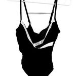 MiracleSuit Vintage  Surplice One Piece Swimsuit Adjustable Black White 8 Photo 0