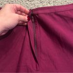 Eileen Fisher NEW  Silk Cotton Berry Trousers MEDIUM Photo 4