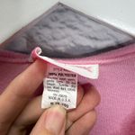 Vintage Carriage Court Fleece Snap Button Night Gown Pink Size S Floral Pocket Photo 4