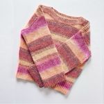 J.Crew Wide Sleeve Alpaca Blend Sweater in Ombré Stripe Photo 4