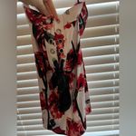 2Bebe Strapless Corset Floral Dress Red Photo 1