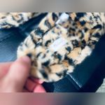 Madewell  The Loafer Scuff Slipper in Leopard Faux-Fur size 7 NEW Photo 7