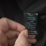 TALULAH  Black Mini Pleated Dress with Pockets Casual Little Black Dress Tunic L Photo 2