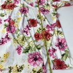Rags and Couture Rags Couture White Multicolor Floral Cardigan Size M Photo 4