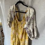 Anthropologie  Daily Practice Boho Floral Print Mollie Tunic Dress XS Patchwork Photo 4