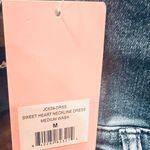 Juicy Couture  Blue Denim Bodycon Sleeveless Mini Dress Size Medium NWT Photo 7