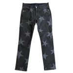 Stella McCartney Black Star Print Skinny Jeans Size 26 Photo 69