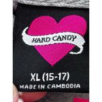 Hard Candy Vtg Y2K Leopard Print Hooded Grey Sweatshirts Size XL Avant Garde Photo 3