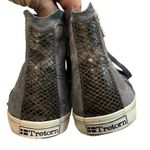 Tretorn  Marley High Top Sneakers Side Zipper Blue Gray, Sz 8 Photo 11