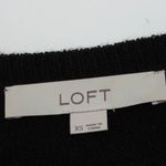 Loft  Womens Wool Blend Crewneck Sweater Size XS Pearl Cuffs Preppy Quiet Luxury Photo 3