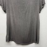 American Eagle  Top Womens Medium Lace Up Stonewash Relaxed Soft Minimalist Boho Photo 6