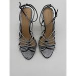 Veronica Beard  Aneesha Crystal Gunmetal Strappy Heel Sandals Sz 8.5 $450 Photo 8