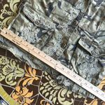 ZOOMPY EMBROIDERED FATIGUE/CAMO VEST TOP Sz: M Green Size M Photo 9