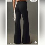 Anthropologie Linen Flare pants black size 10 Tall NWT Photo 2