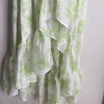 MISA Los Angeles Misa Rumi Asymmetric Floral-print Chiffon Dress In Honeydew Photo 6