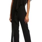 Trina Turk April Flowy Drape Classic Crepe Jumpsuit Photo 0