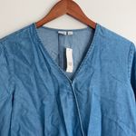 Gap | Denim Crossover Blouse sz S Photo 1