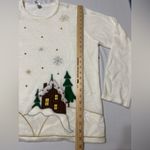 Holiday Time Holiday Sweater Snowy Scene Photo 10